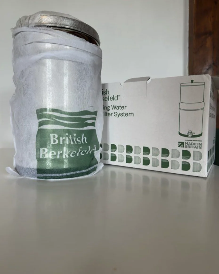 Filtre British Berkefeld en acier inoxydable officiel